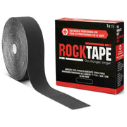 RockTape Bulk Roll, Gentle Adhesive, Black, 2" x 115'