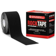 RockTape Roll, Gentle Adhesive, Black, 2" x 21.5'