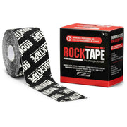 RockTape Roll, Extra-Sticky Adhesive, Black Logo, 2" x 21.5'
