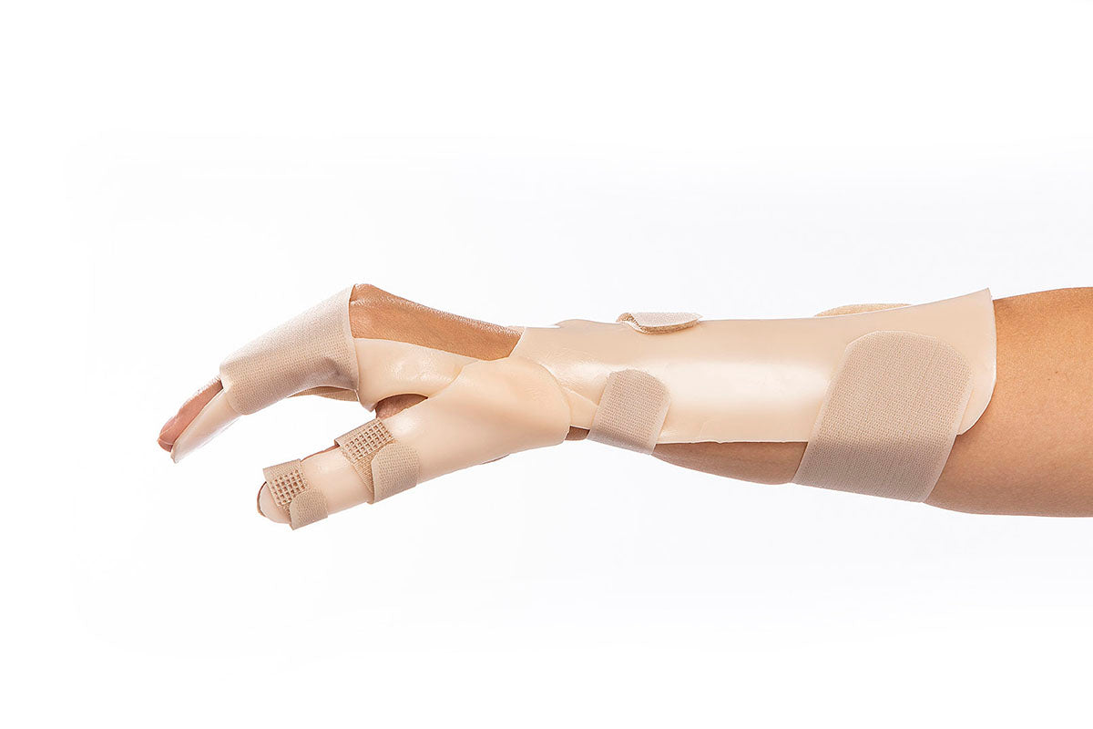 Orfit Classic Pre-Cuts Anti-Spastic Splint + Thumb Piece, 1/8" non perforated, large