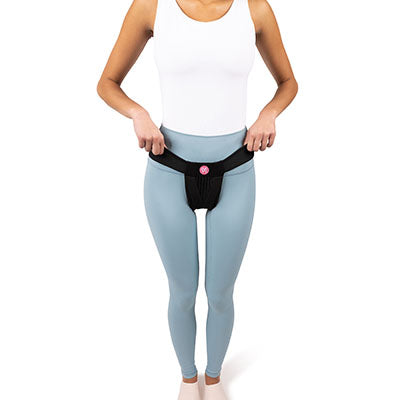 Double Truss Pelvic Floor Support Brace, Black, Size IV (42" to 45")