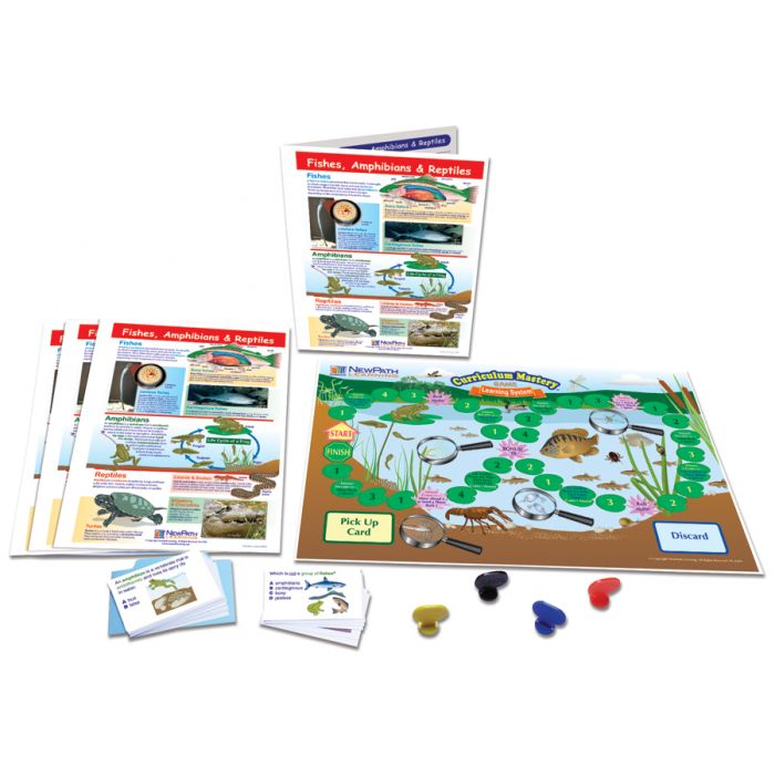 Fishes, Amphibians & Reptiles  Learning Center Game  - Grades 6 - 9