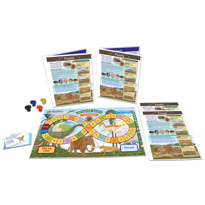 Fossils  Learning Center Game - Grades 6 - 9