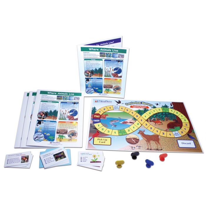 Where Do Animals Live?  Learning Center Game   - Grades 1 - 2