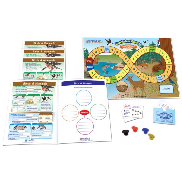 Birds & Mammals   Learning Center Game - Grades 1 - 2