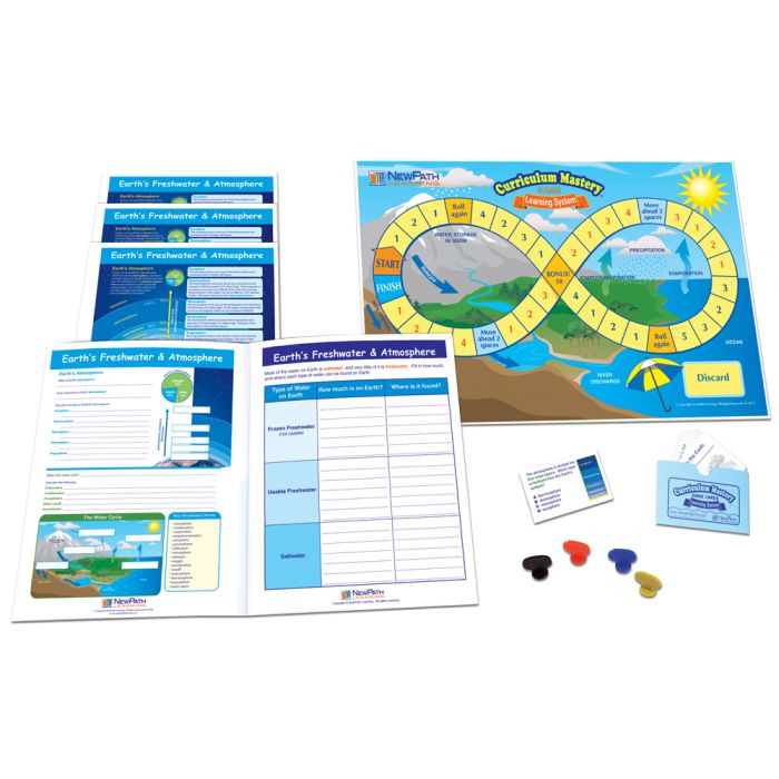 Earth’s Freshwater & Atmosphere  Learning Center Game - Grades 3 - 5
