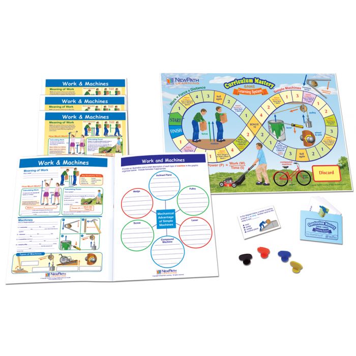 Work & Machines Learning Center Game - Grades 6 - 9