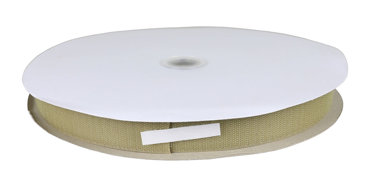 1" Hook Material, 25 Yard Dispenser Box, Tan