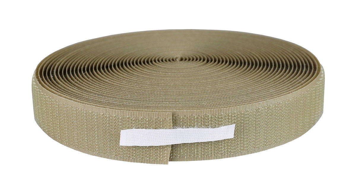 1" Hook Material, 10 Yard, Tan