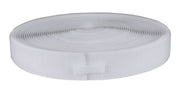 1" Hook Material, 10 Yard, White