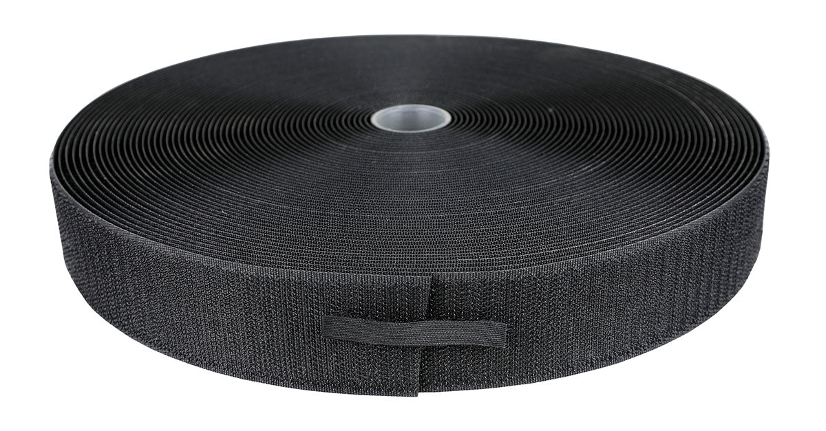 1-1/2" Hook Material, 25 Yard Dispenser Box, Black