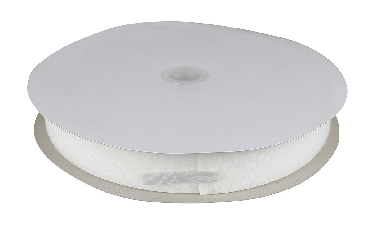 1-1/2" Hook Material, 25 Yard Dispenser Box, White