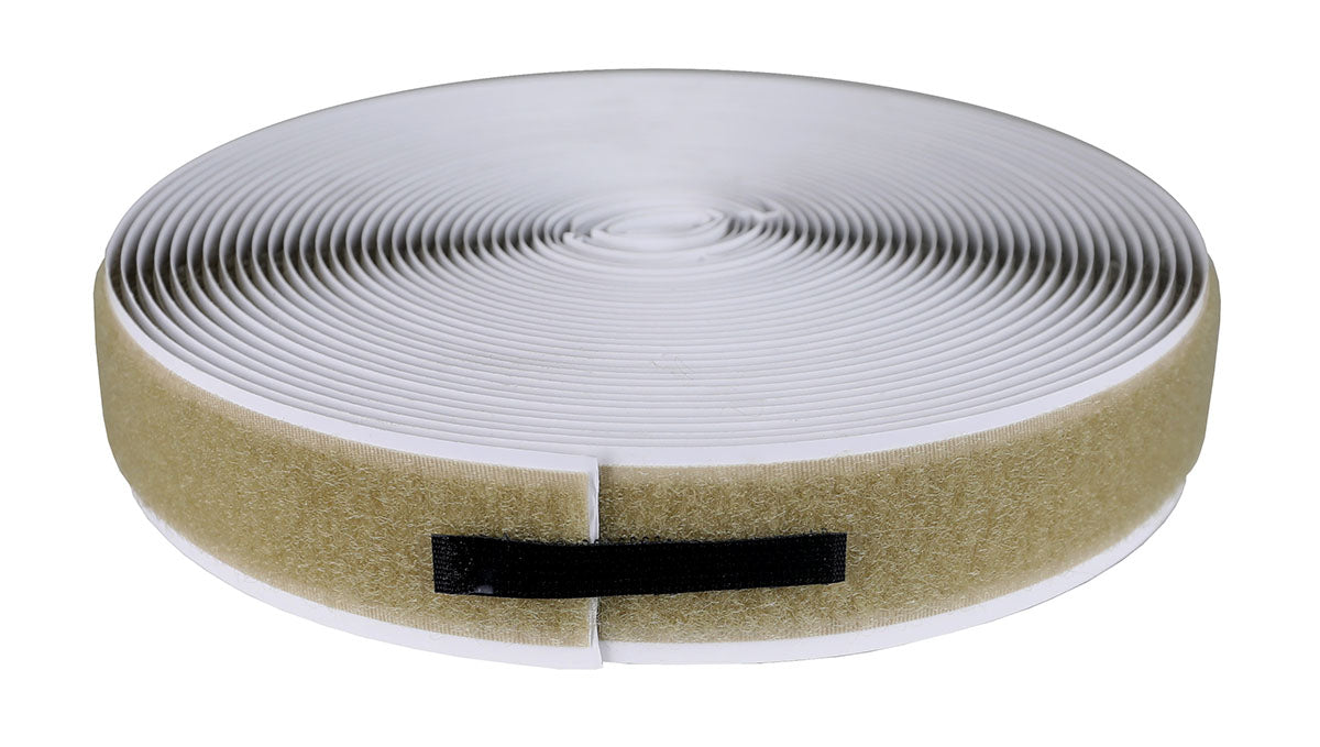 1" Self-Adhesive Loop Material, 10 Yard, Tan