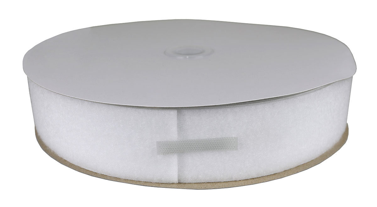 2" Loop Material, 25 Yard, White