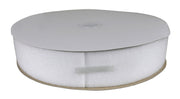 2" Loop Material, 25 Yard, White