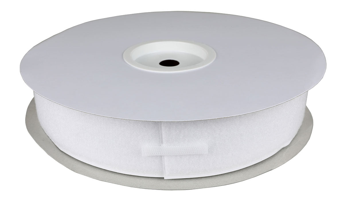 2" Self-Adhesive Loop Material, 25 Yard Dispenser Box, White