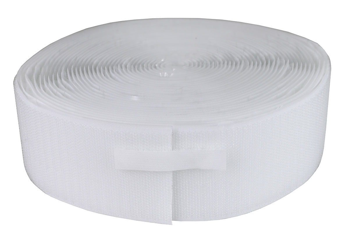 2" Self-Adhesive Hook Material, 10 Yard Dispenser Box, White