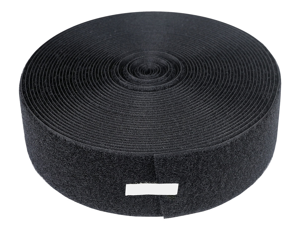 2" Self-Adhesive Loop Material, 10 Yard Dispenser Box, Black
