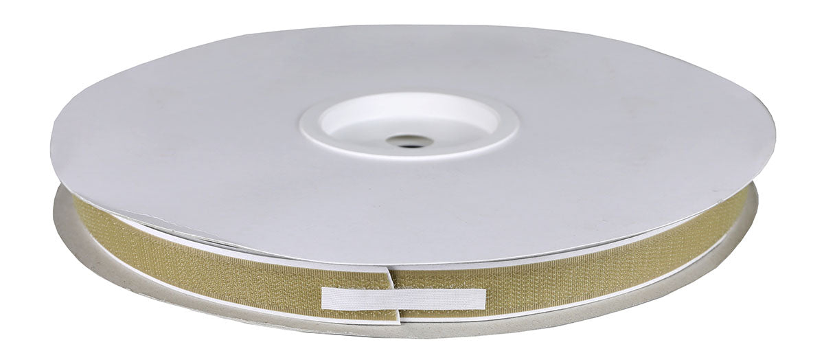 1/2" Hook Material, 25 Yard Dispenser Box, Tan