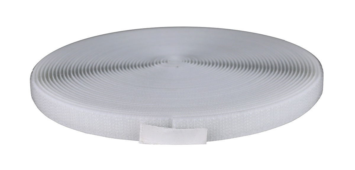 1/2" Hook Material, 10 Yard, White