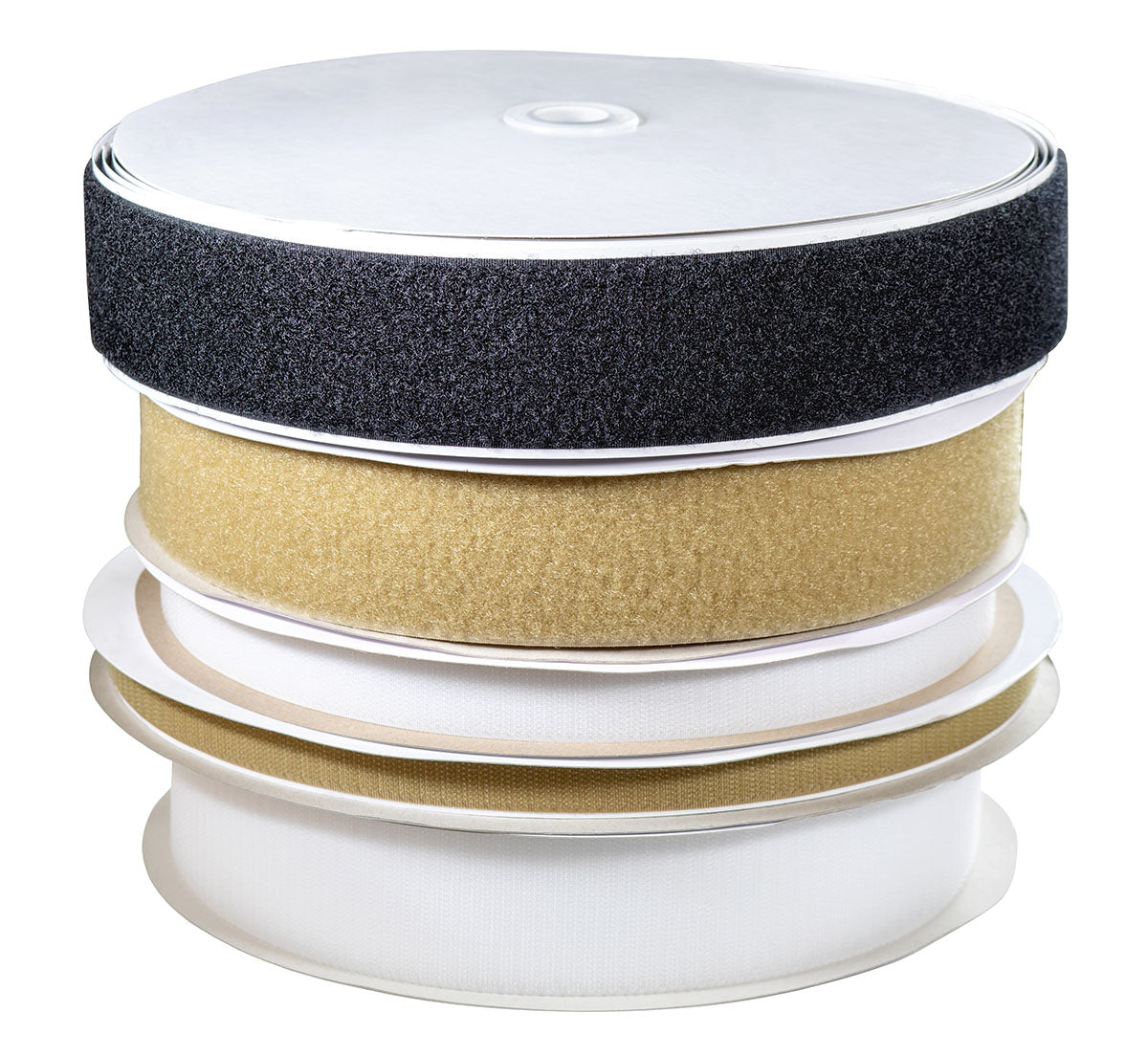 1/2" Loop Material, 10 Yard, Black
