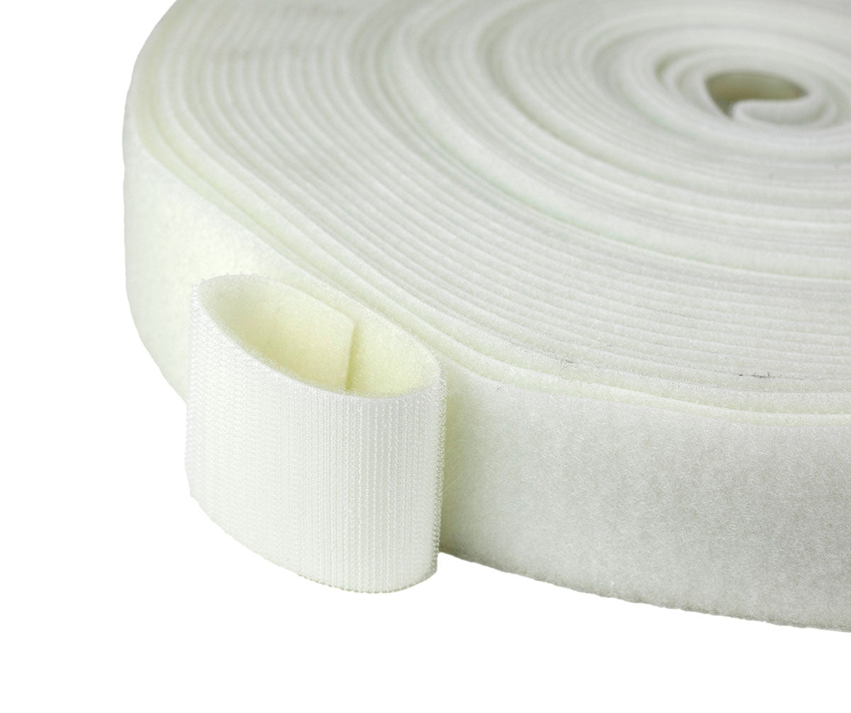 2-Sided Hook/Loop - 2" X 25 Yard - White