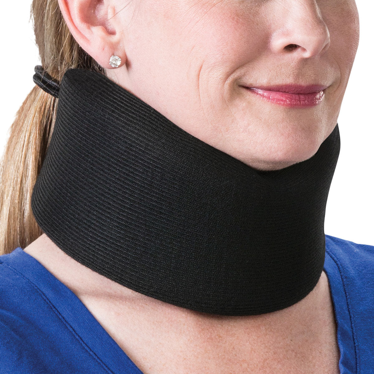 Foam Cervical Collar, Black, 3.5"