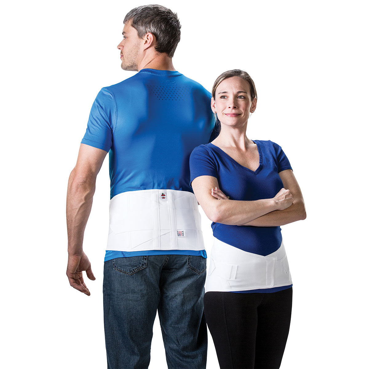 Dual Elastic Crisscross Back Support, Small