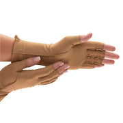 Isotoner Open Finger Therapeutic Glove, Large, Pair