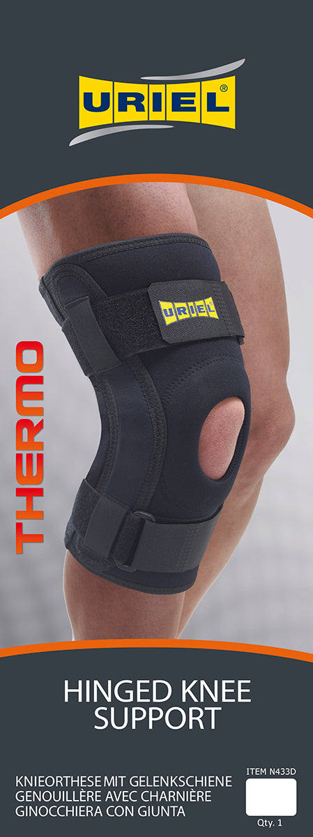 Uriel Hinged Knee Brace, Max Comfort, XX-Large