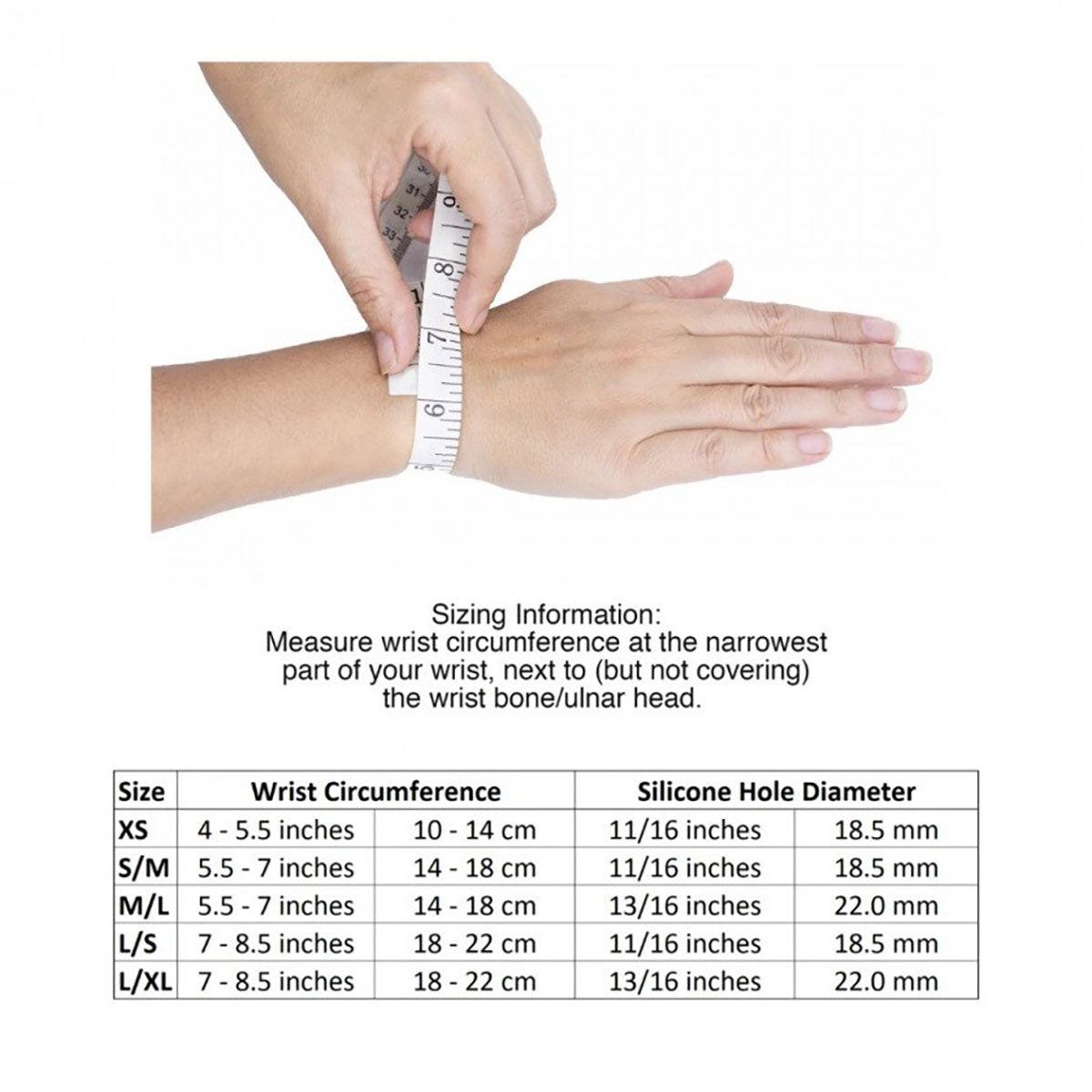 Bullseye Wrist Band, X-Small