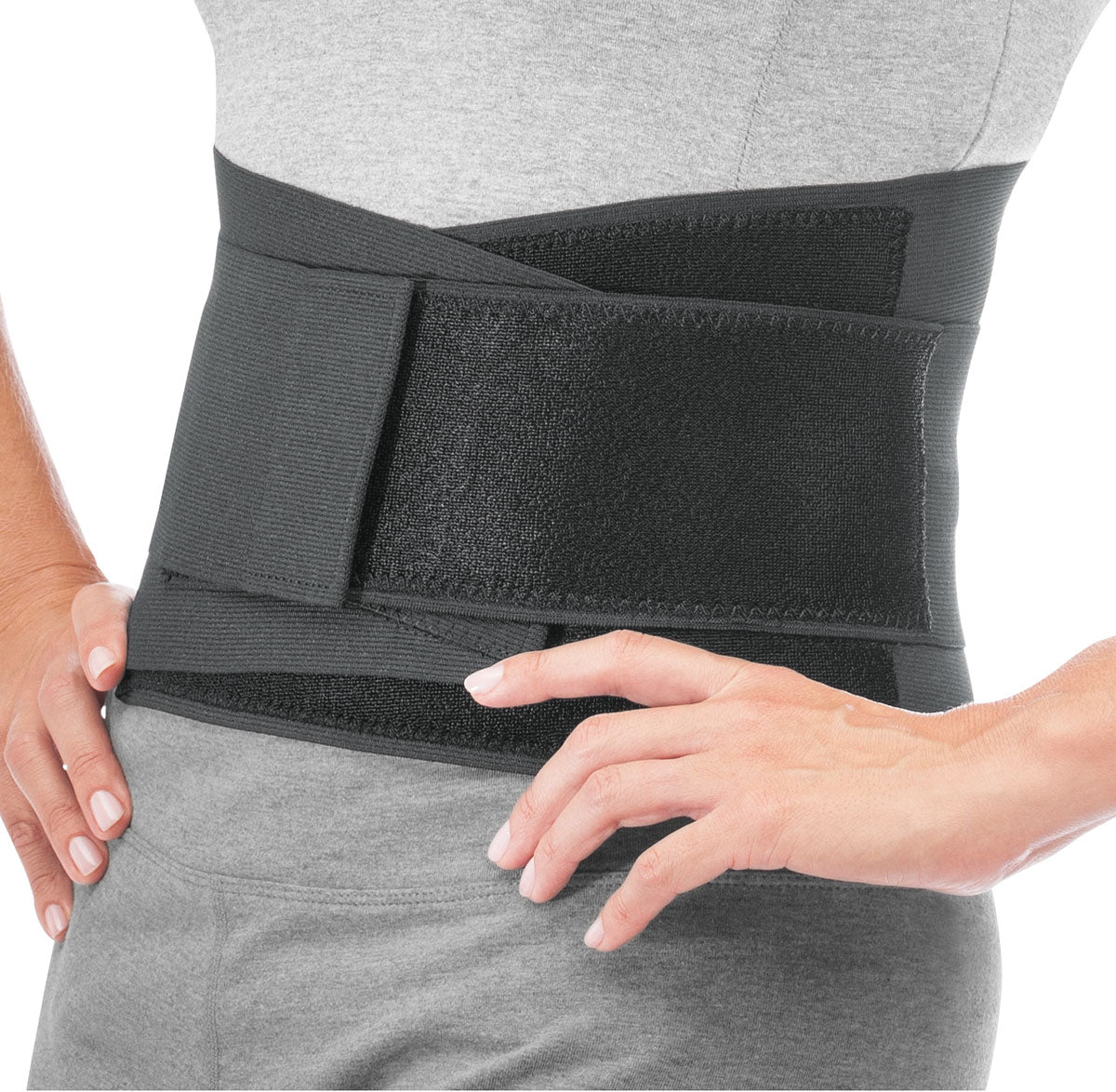 Mueller Adjustable Back Brace, Black, OSFM