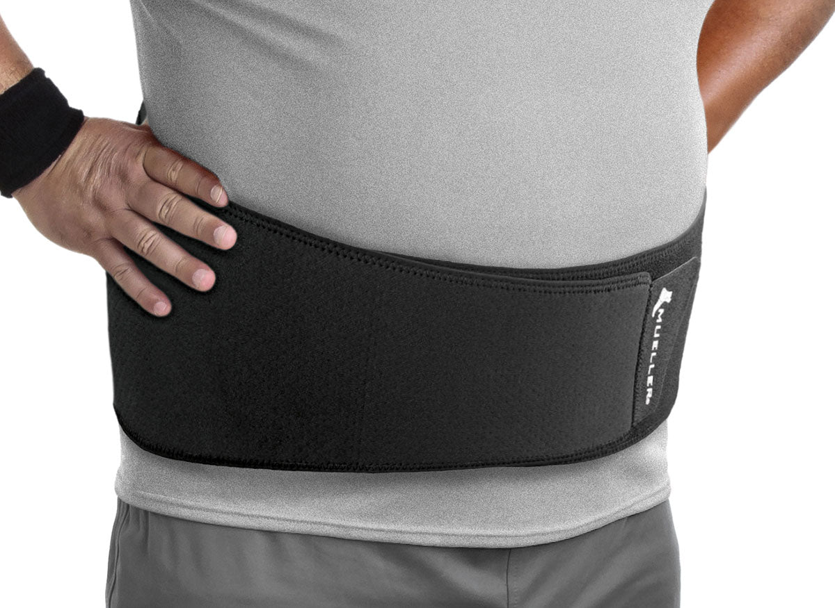 Mueller Adjustable Back Support, Black, OSFM