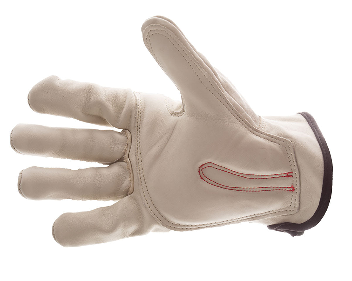 Impacto Carpal Tunnel Glove, Leather, Full Finger, Large