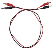 Connector Cord, 24", Alligator to Alligator, Red and Black, Pair