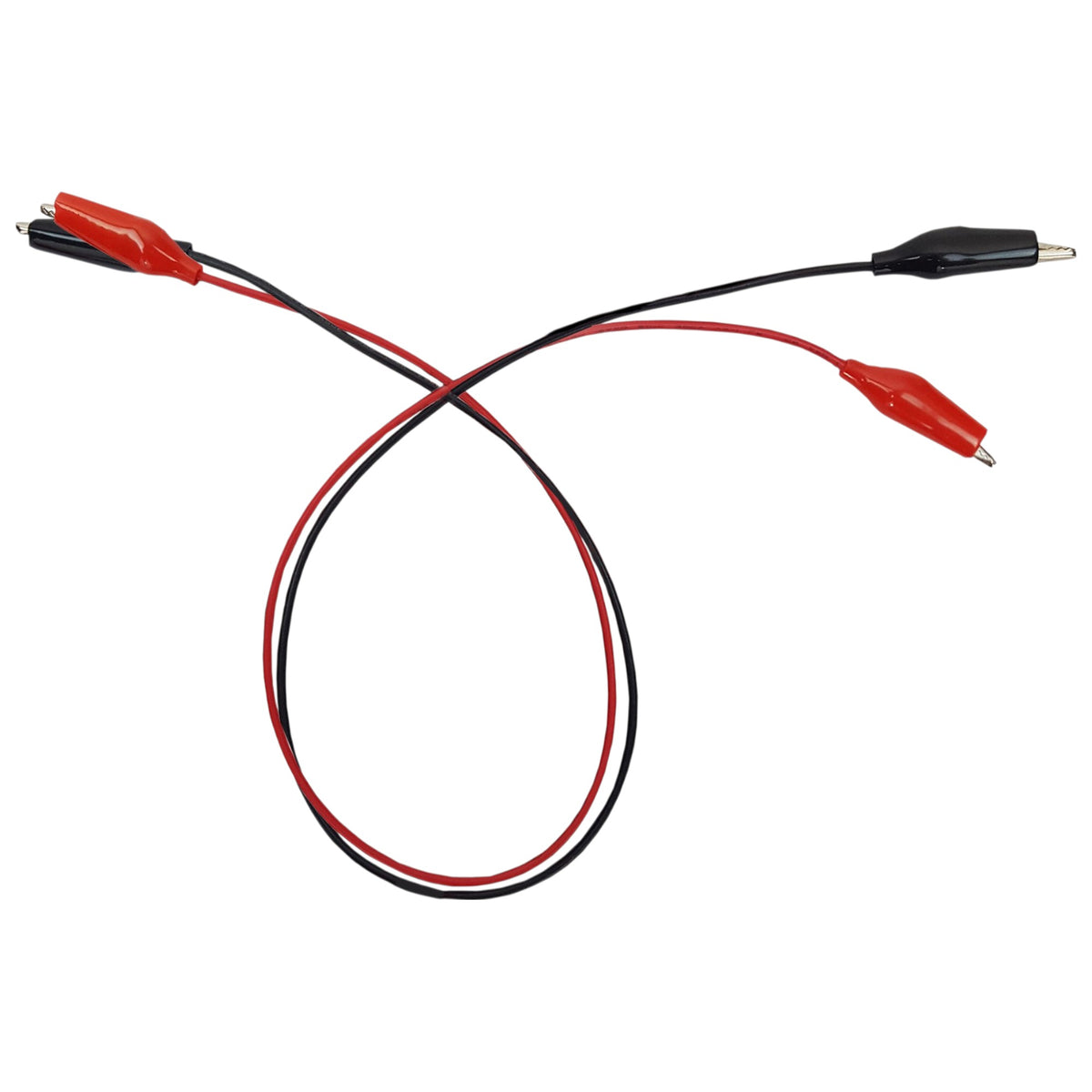 Connector Cord, 24", Alligator to Alligator, Red and Black, Pack of 10 Pairs