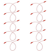 Connector Cord, 24", Alligator to Alligator, Red, Pack of 10