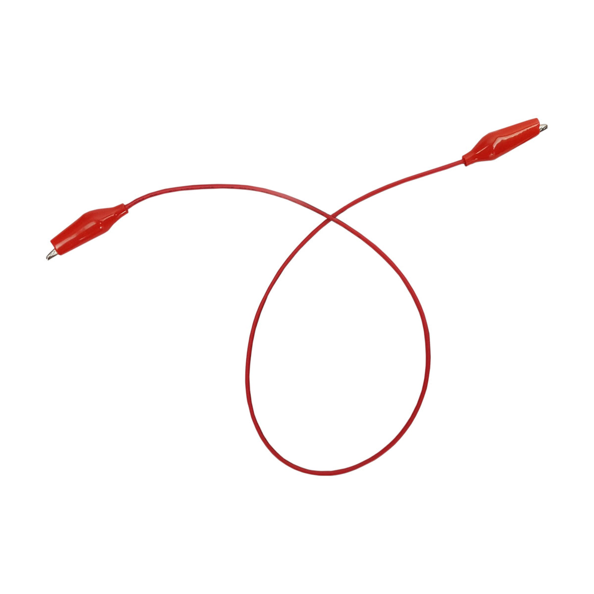 Connector Cord, 24", Alligator to Alligator, Red, Pack of 10
