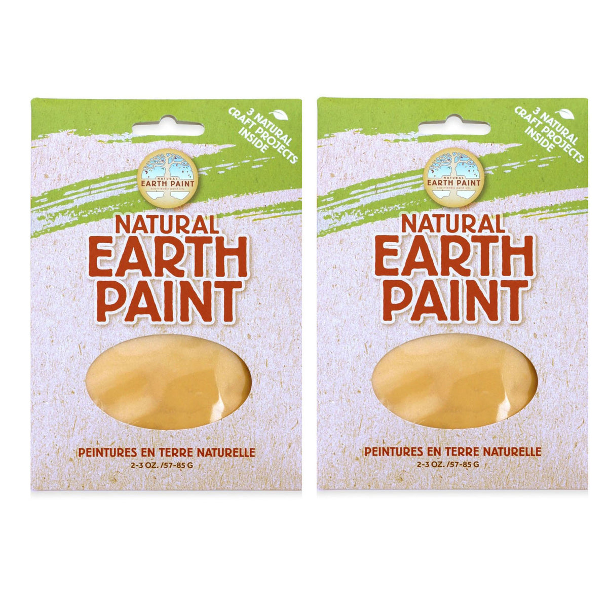 (2 EA) NATURAL EARTH PAINT 3OZ YLW