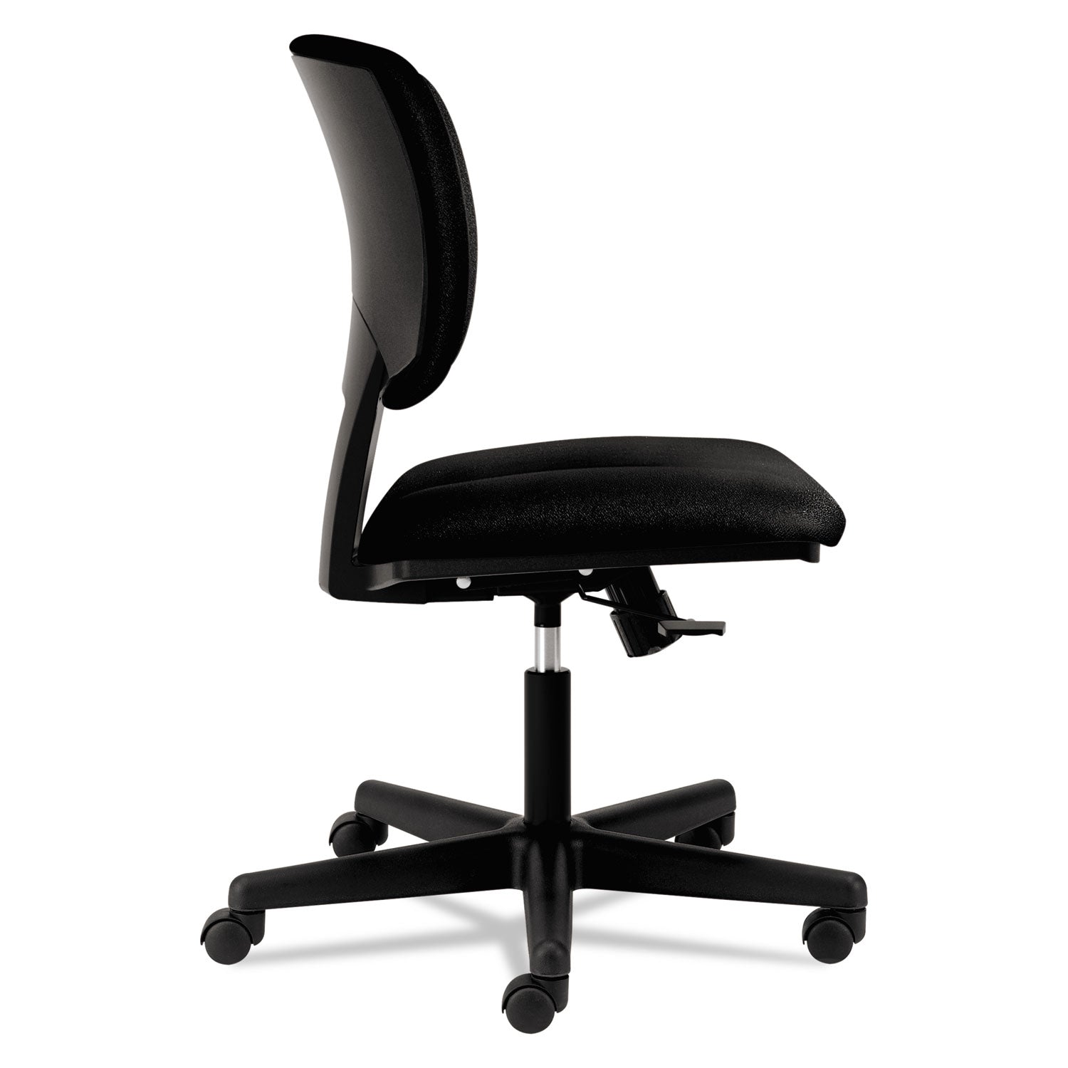 HON Volt Chair - Black Seat Color - Black Back Color - Fabric Back Material - Black Frame Color - Low Back - 5-star Base - Black - 1 Each