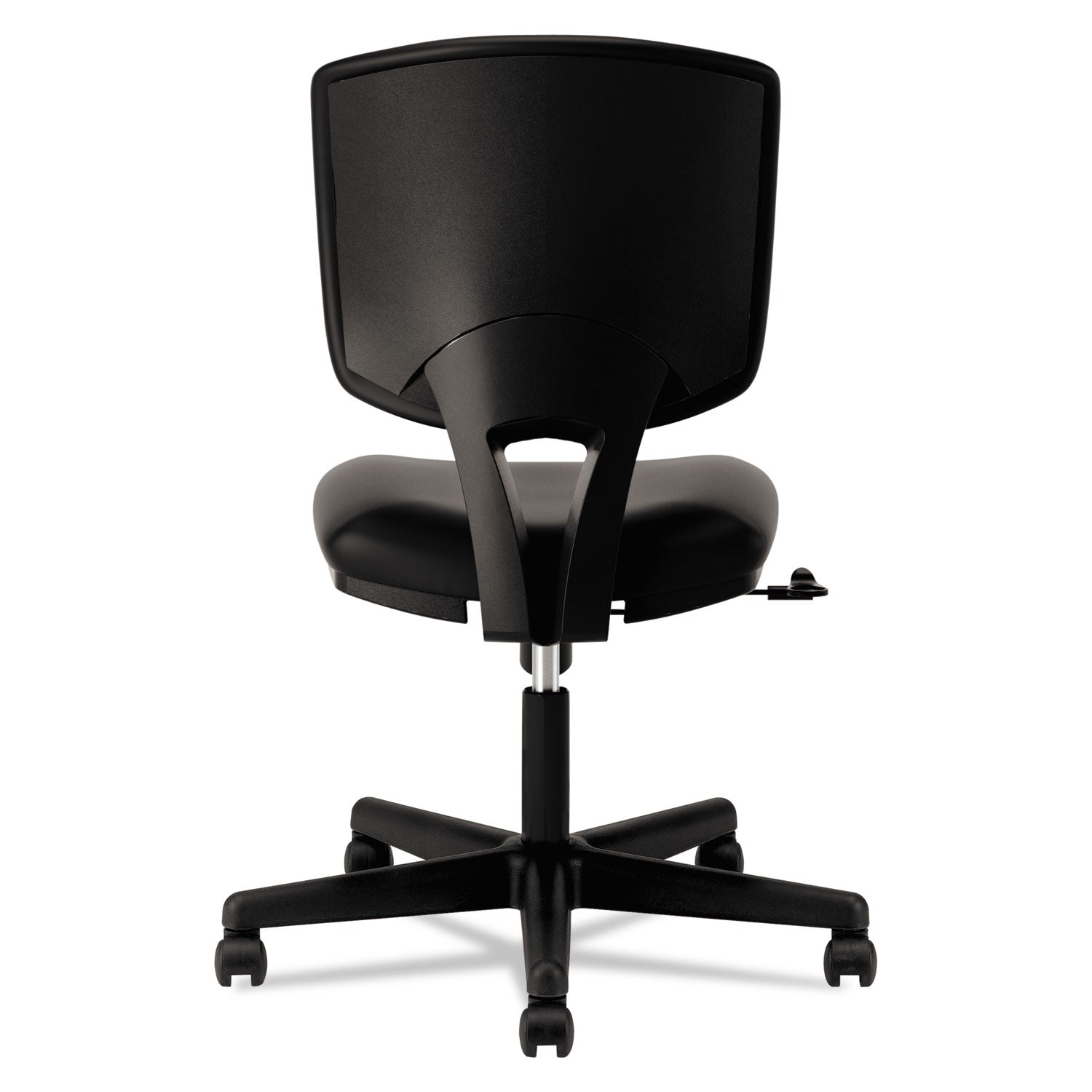 Black Seat Color - Bonded Leather Seat Material - Black Back Color - Bonded Leather Back Material - Black Frame Color - Low Back - 5-star Base - Black - 1 Each