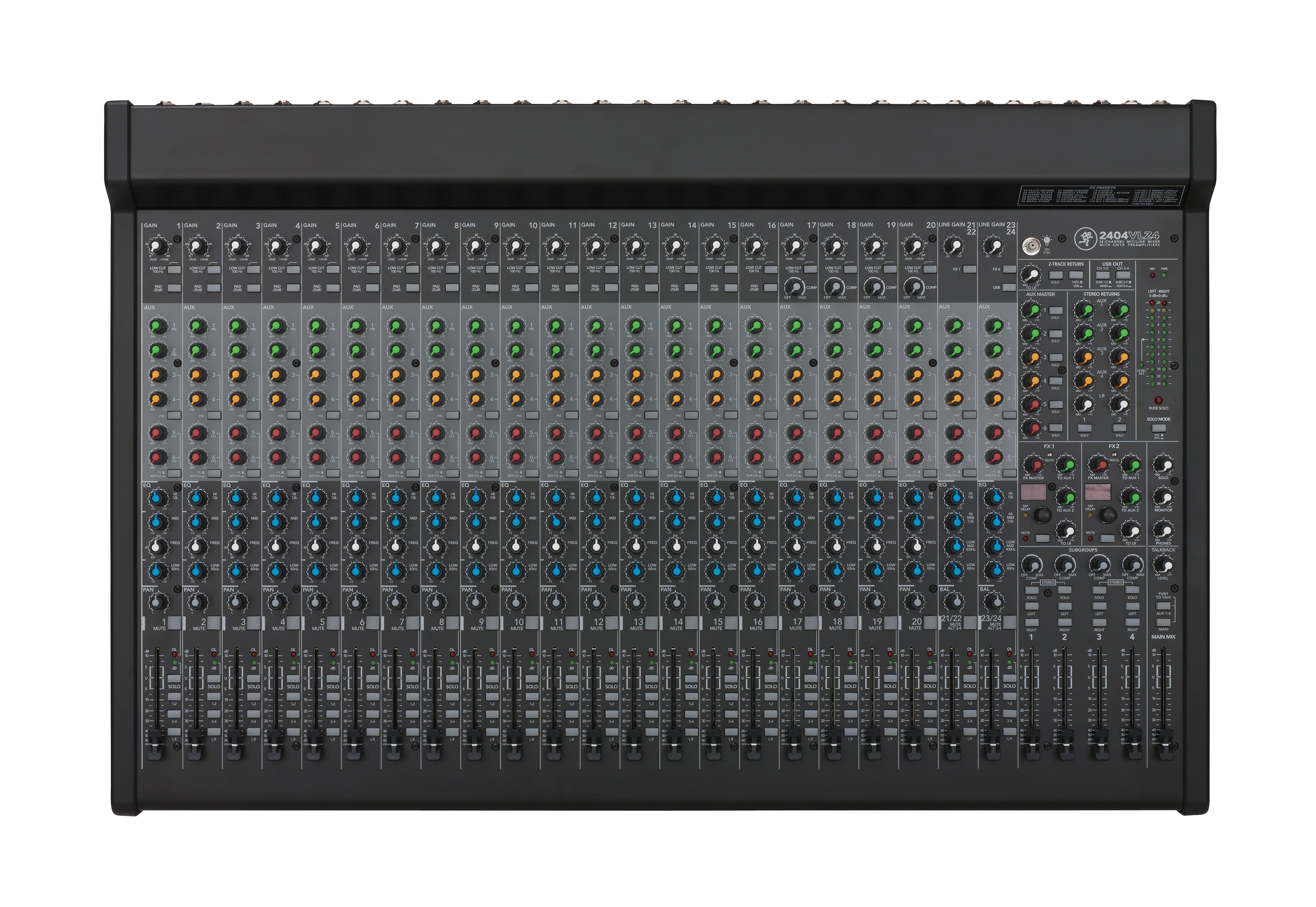 Mackie 2404VLZ4 24-Channel 4-bus FX Mixer  USB