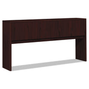 HON 10500 H10534 Hutch - 37.1" Height x 72" Width x 14.6" Depth - Flat Edge - Finish: Mahogany - 1 Each