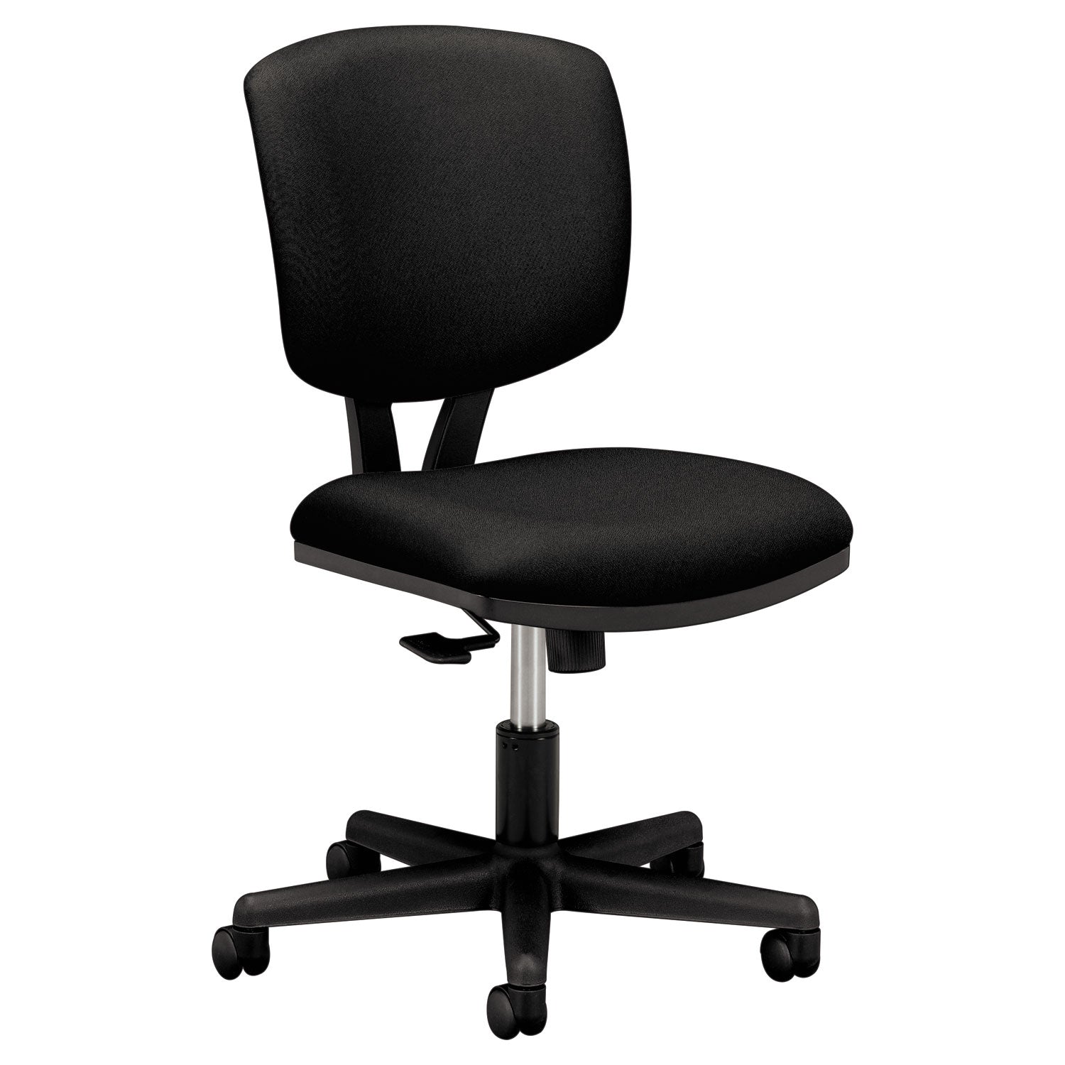 HON Volt Chair - Black Seat Color - Black Back Color - Fabric Back Material - Black Frame Color - Low Back - 5-star Base - Black - 1 Each