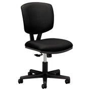 HON Volt Chair - Black Seat Color - Black Back Color - Fabric Back Material - Black Frame Color - Low Back - 5-star Base - Black - 1 Each