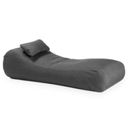 Arlo Outdoor Bean Bag Sun Lounger - Pool and Patio Chaise Recliner, Charcoal Sunbrella