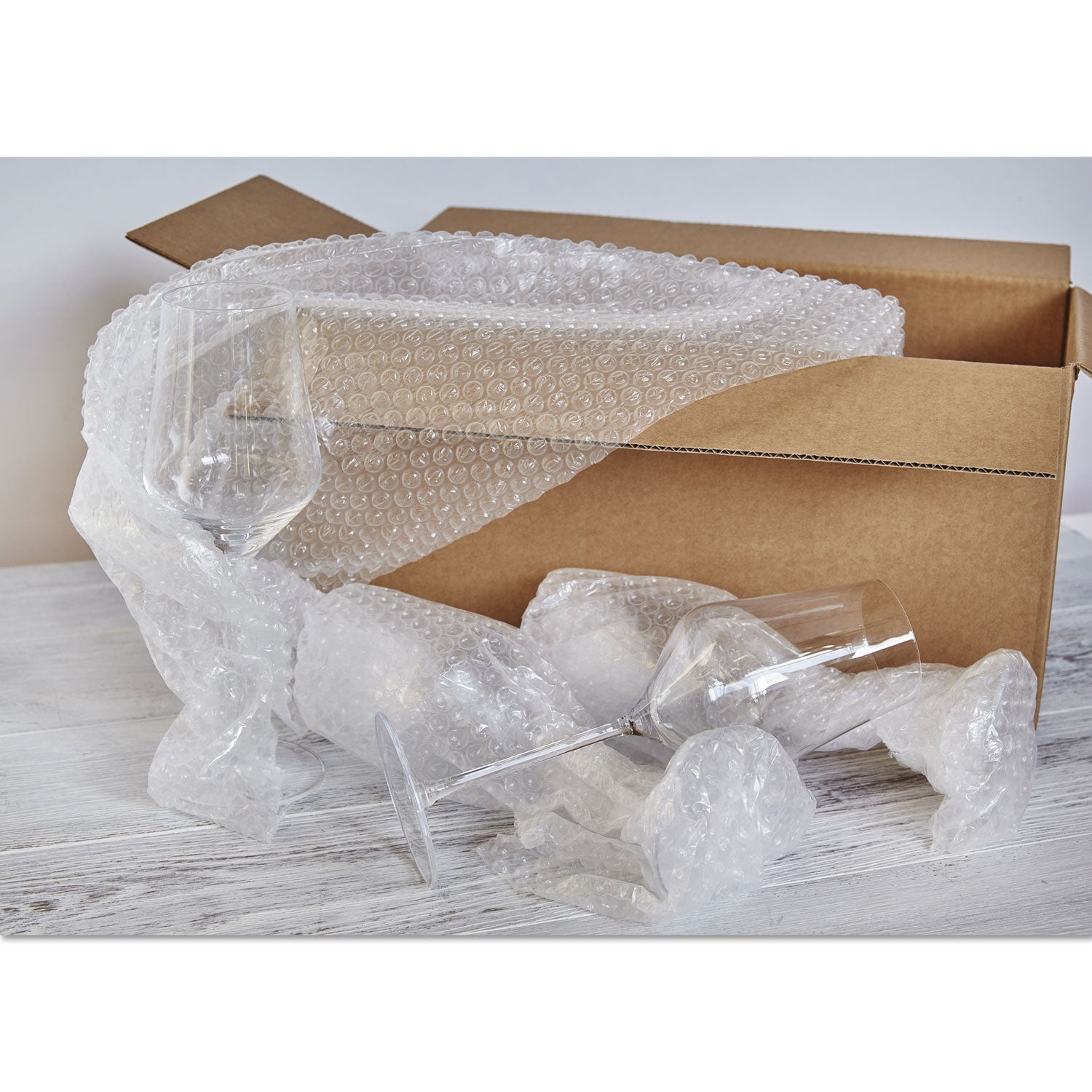 12" Width x 100 ft Length - 1 Wrap(s) - Heavy Duty - Clear - 1 Carton