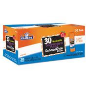 Elmer's Disappearing Purple School Glue Sticks, 0.77 oz, Purple, 30 per Box