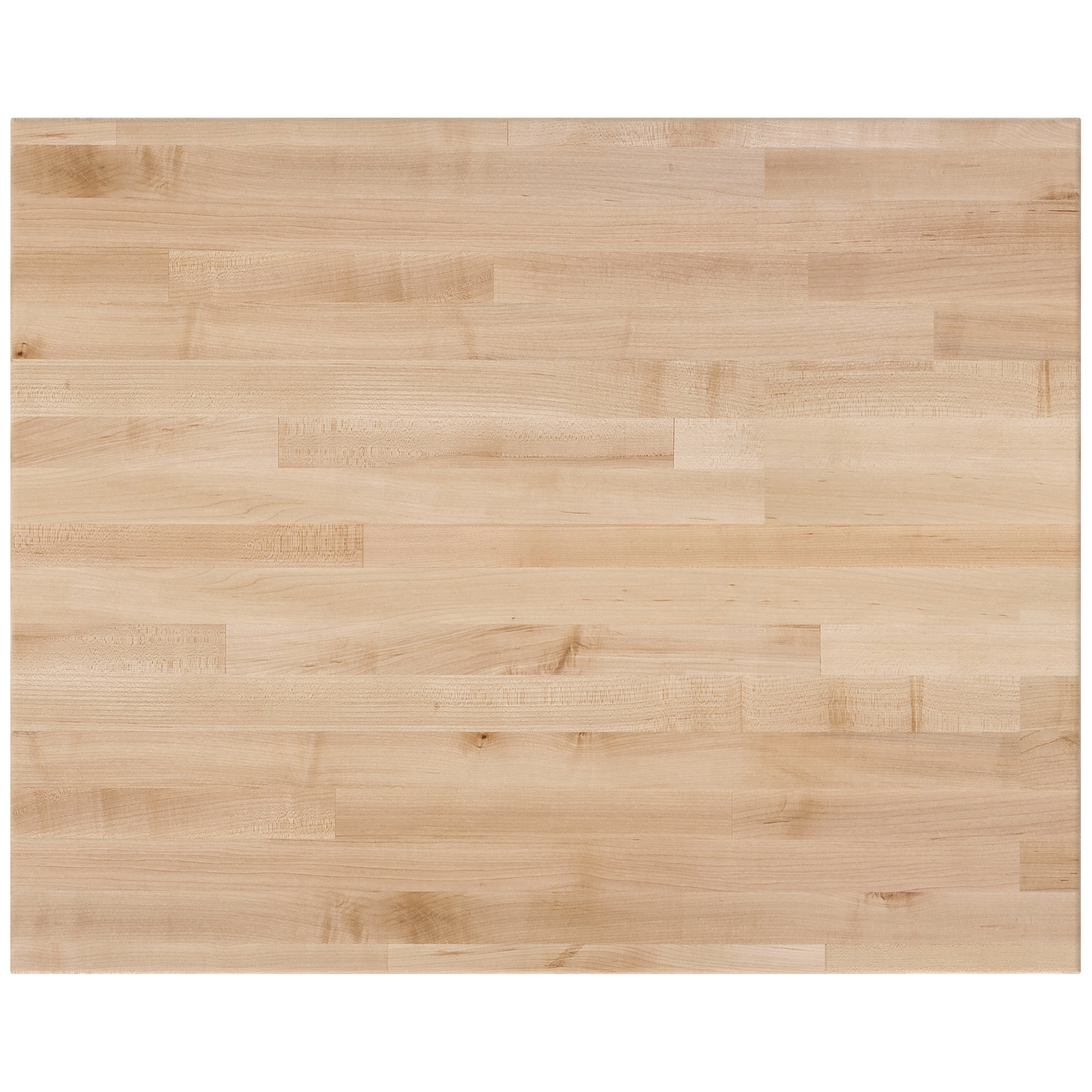 NPS® Aero-Lift Table, Wood Frame, 24" x 30", Butcherblock Top, Surface Color: Maple, Frame Color: Black (Optional Book Compartment Add On)