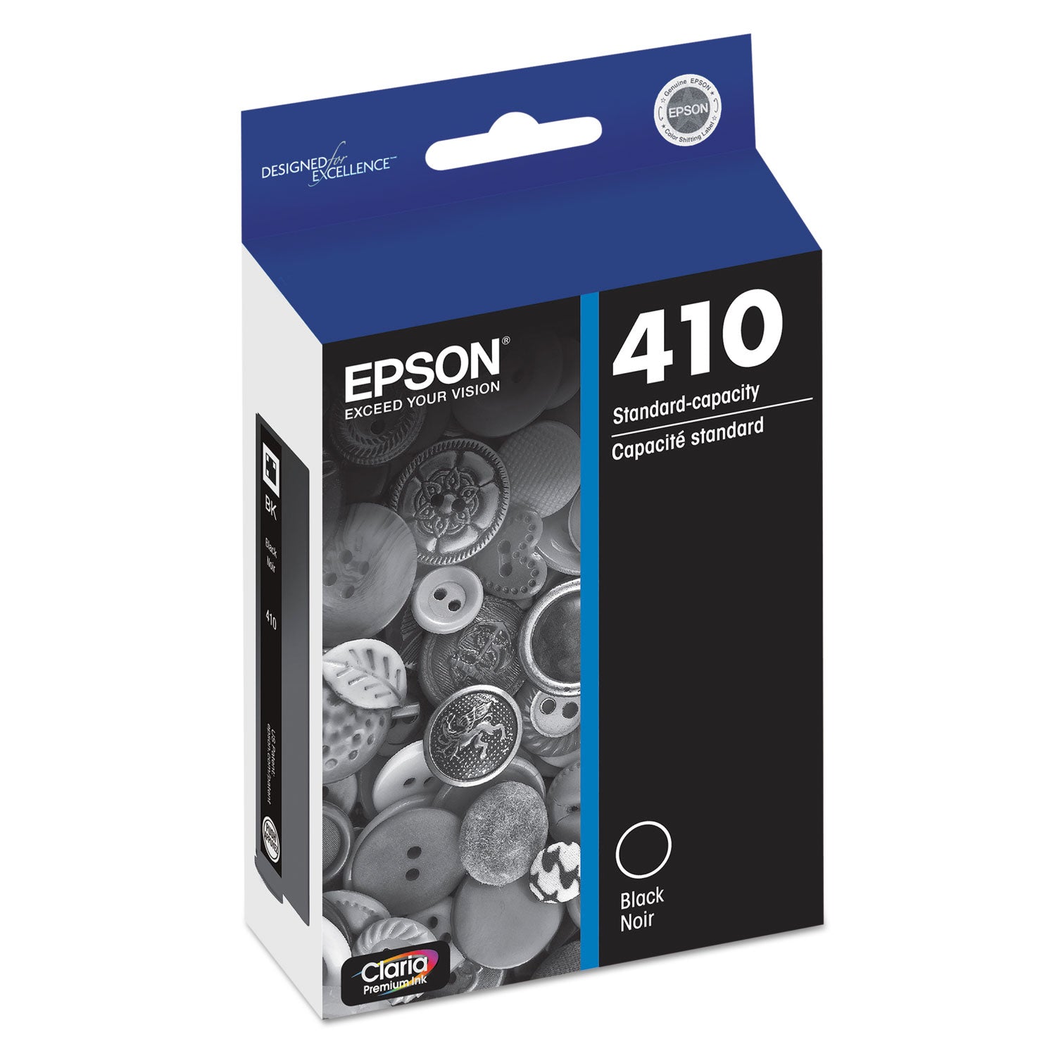 Epson Claria 410 Original Inkjet Ink Cartridge - Black - 1 Each